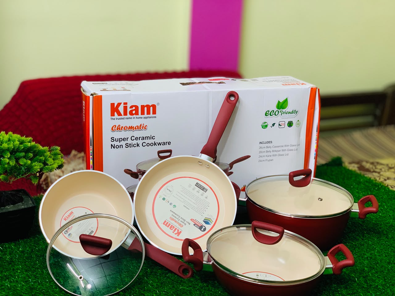 Kiam Chromatic Super Ceramic Non-Stick Cookware